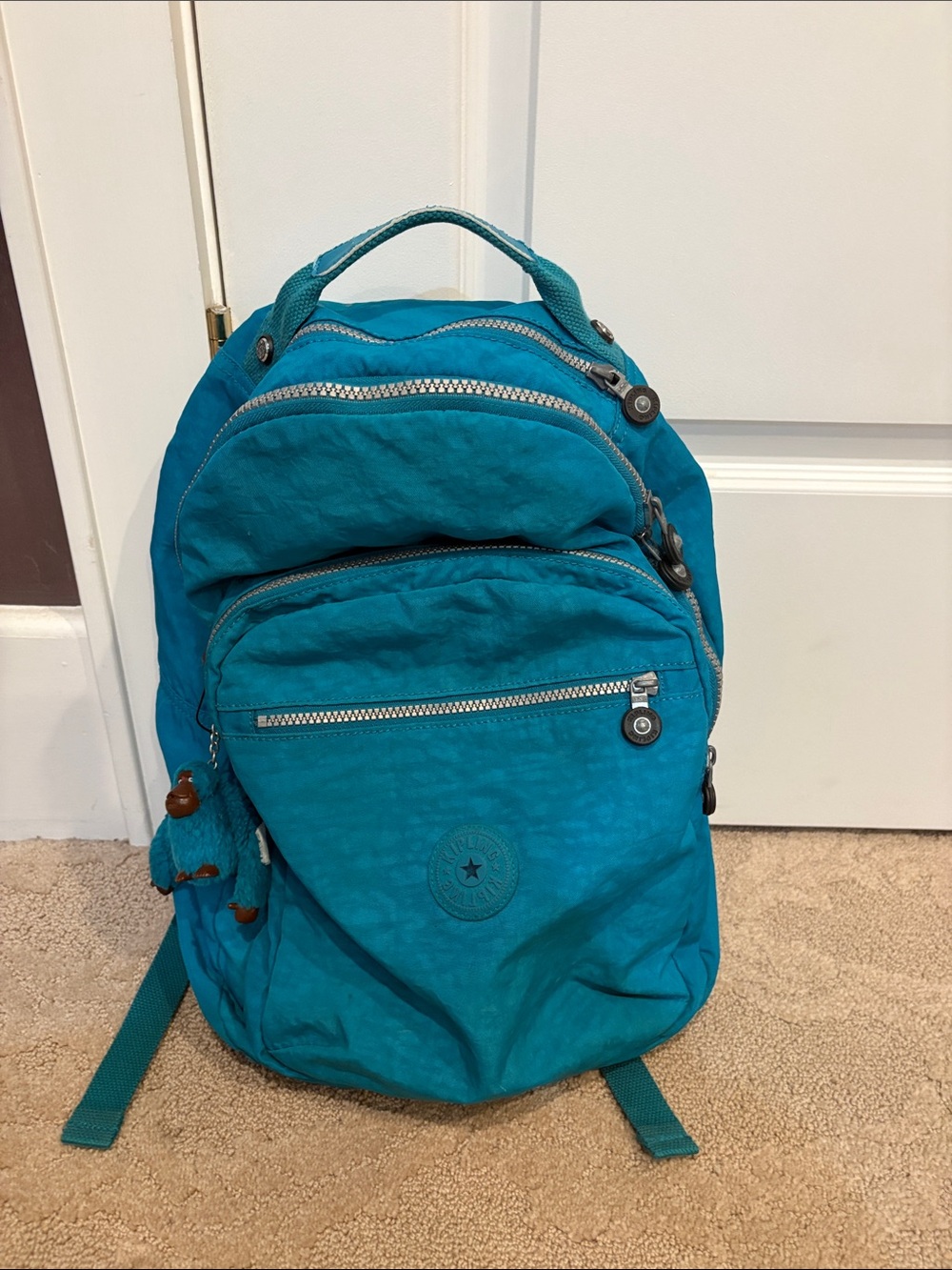 Kipling Teal Backpack – Good Pre-Owned Condition